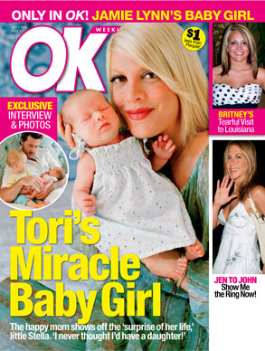 Tori Spelling, OK! Magazine Tori Spelling, OK! Magazine